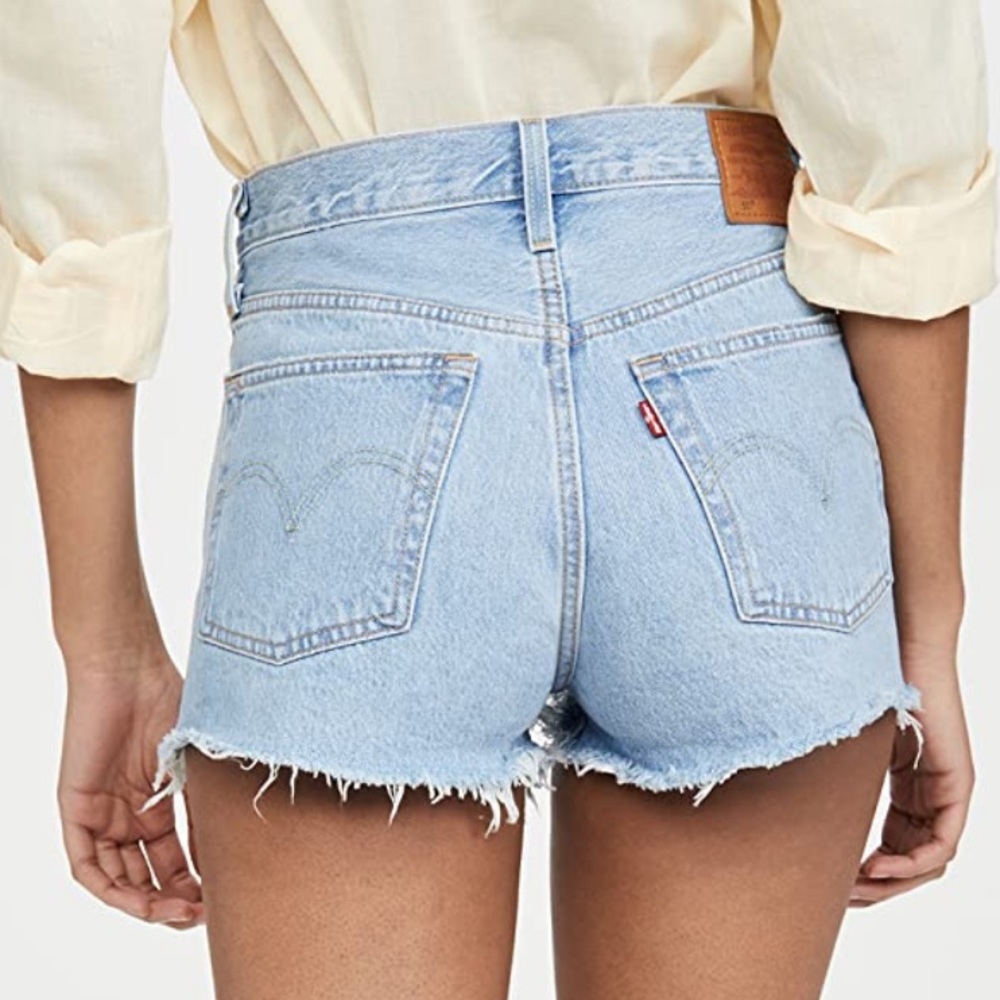 NWOT Levi’s 501 Premium Pink Label Shorts - Picture 4 of 13